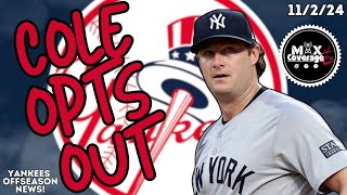 Gerrit Cole Opts Out  LIVE Discussion [upl. by Rafaelita290]