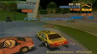 02 GTA III Walkthrough Guide  Taxi Missions 100 fares [upl. by Spector704]