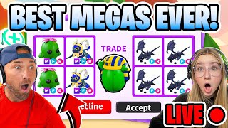 We TRADE ALL MEGA DESERT EGG LEGENDARIES in Adopt ME LIVE Roblox [upl. by Qirat585]