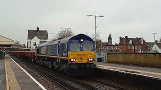 66797 6G27 Eastleigh East Yard  Farlington Junction 14th February 2024 [upl. by Neill]