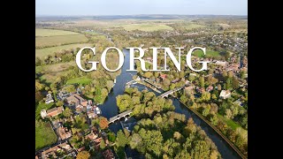 The Beauty of GoringonThames the Village of the Year from the Air  4K Drone  Oxfordshire UK [upl. by Naget]