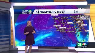 Northern California Storm Outlook  Atmospheric River brings more rain Sunday [upl. by Nnaira]