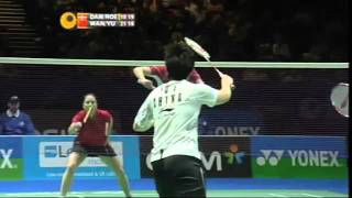 SF  WD  Line Damkjaer KruseMarie Roepke vs Wang XiaoliYu Yang  2011 All England Open [upl. by Florio]