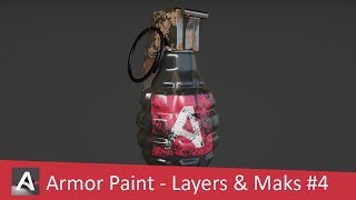 Armorpaint  Layers amp Masks  Beginner 4 [upl. by Nisse923]