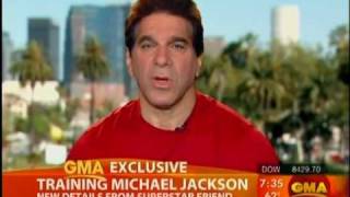 Lou Ferrigno Training Michael Jackson Good Morning America [upl. by Rollin102]