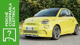 Abarth 500e 2023  Perché comprarla elettrica ⚡️e perché no [upl. by Sandi]