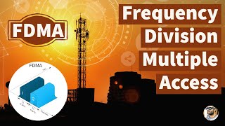 FDMA in satellite communication  FDMA  Frequency division multiple access [upl. by Allekim]