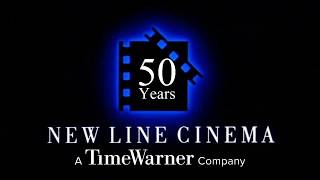 New Line Cinema 50 years logo mixed fanfare variant [upl. by Joktan]