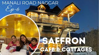 Cafe Saffron amp Cottages Naggar Kullu Manali  Beautiful View Rooms Nice Interior amp Food in Budget [upl. by Rajiv]