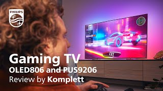 Philips Ambilight TV Gaming TV OLED806 amp PUS9206 forklart av Komplett [upl. by Suoiradal192]