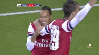 Arsenal vs Reading 75 Best comeback with Martinez world cup winner Arsene Wenger [upl. by Arihaj]