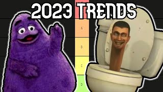 Tier list Of All 2023 Trends [upl. by Auqinal585]