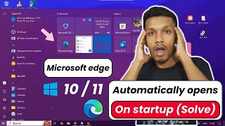 Microsoft edge automatically opens on startup windows  browser automatically opens when windows [upl. by Burkle]