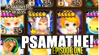 SUMMONERS WAR  PSAMATHE Episode One  Analyzing the Account [upl. by Eizzil]