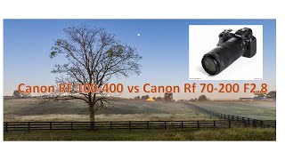 Canon RF 100400 vs Canon RF 70200 F28 [upl. by Lednek]