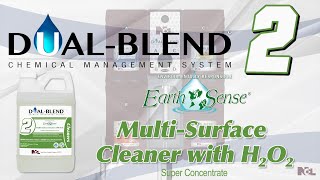 DUALBLEND® 2 Earth Sense® MultiSurface Cleaner with H2O2 Super Concentrate [upl. by Oam]