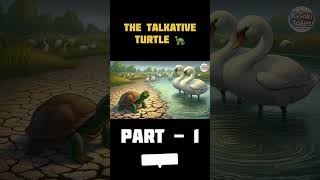 The Talkative Turtle’s Big Plan  Part  1  panchatantrastories shortstories shorts viralvideo [upl. by Brittne535]