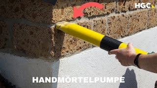 Handmörtelpumpe Tutorial  schnelle und einfache Verarbeitung [upl. by Creath970]