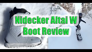 Nidecker Altai W 2023 Snowboard Boot Review [upl. by Walford]