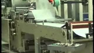 UNDERPADS MACHINE HORIZONTAL STACKER AND AUTO PACKING MACHINE [upl. by Atiekahs]