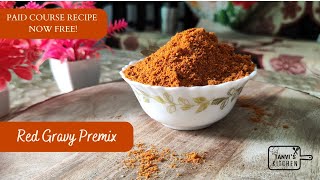 इस प्रीमिक्स से सब्जी बनेंगी ज़ायकेदार और मिनटों में  Instant Red Gravy Premix Recipe [upl. by Erhart]