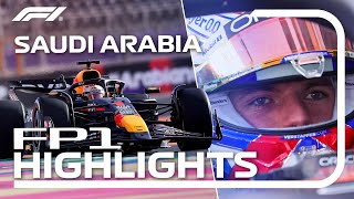 FP1 Highlights  2024 Saudi Arabian Grand Prix [upl. by Ydollem]