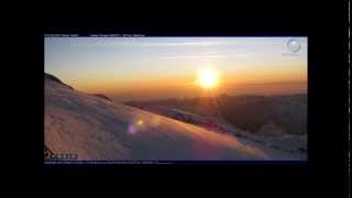 Rifugio Gnifetti un anno di webcam  Valsesia  Capanna Regina Margherita [upl. by Greeson]