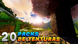 ✨ 20 Packs de Texturas Que DEBERÍAS USAR Minecraft JAVABEDROCK 121 🌍 [upl. by Harrow786]