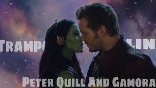 Peter Quill x Gamora❤❤ChrisPrattZoeZaldana [upl. by Boycey]