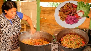 Locrio de Mariscos Comida Dominicana del Campo [upl. by Maribeth871]