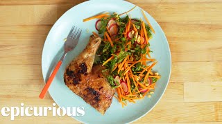 How to Make Chinese 5Spice Grilled Chicken  Epicurious [upl. by Anahpets]