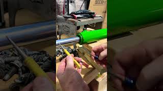 Hydraulic Cylinder Snap Ring Removal John Deere [upl. by Milburt]