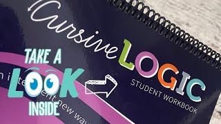 HEY HOMESCHOOLERS ENJOY A SIMPLE FLIP THROUGH OF CURSIVE LOGIC WELCOME BACK TO HOMESCHOOL SEASON [upl. by Retsim728]