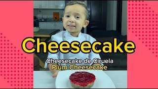 Cheesecake de Ciruela  Plum Cheesecake [upl. by Koerner]