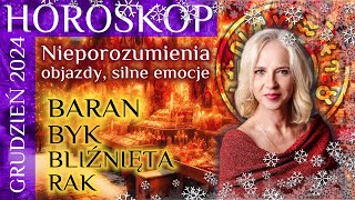 🌞 💓Horoskop grudzień 2024  BARAN BYK Bliźnięta RAK  Mars retro 71224 – 24225 [upl. by Michel578]