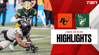 CFL WEEK 8 BC Lions vs Edmonton Elks [upl. by Aenehs]