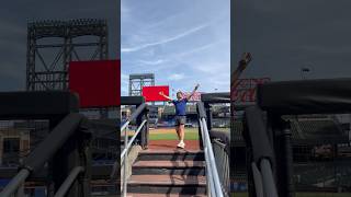 Marshmallow Catches with the mets ⚾️👄 trickshot sports baseball funny comedyskit [upl. by Laing]