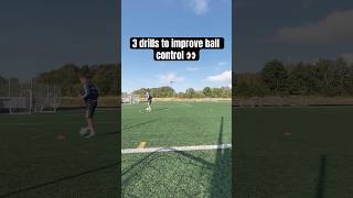 3 drills to improve ball control footballpractice footballskills workhardtrainhard [upl. by Guillaume114]