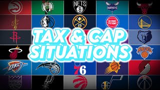 2025 NBA Cap Space amp Luxury Tax Situations for ALL 30 NBA Teams  NBAs new financial implications [upl. by Teirtza105]