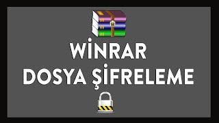 Winrar dosya şifreleme [upl. by Ecnarf]