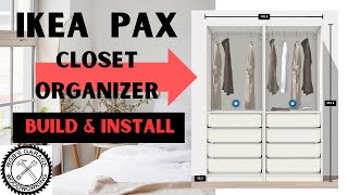 Ikea Pax Wardrobe Build Install amp Review [upl. by Ydnew974]