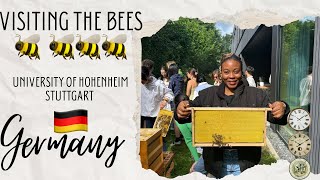 Europe Trip Season 1 Episode 7 visiting the bees 🐝 University of Hohenheim Stuttgart Germany [upl. by Aisanahta]