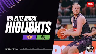 NBL25 highlights Blitz game two vs South East Melbourne Phoenix [upl. by Aynahs]