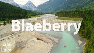 Packrafting the Blaeberry Beautiful GlacialFed River [upl. by Laurance]