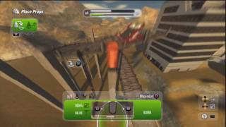 ModNation Racers track creation time lapse  The Construction Zone part 1 [upl. by Kolb]