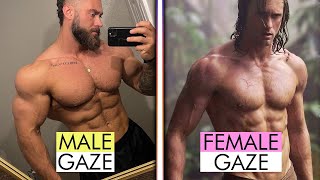 Male VS Female Gaze Looksmaxxing [upl. by Cahra]