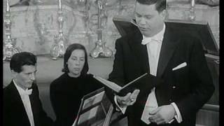 Dietrich FischerDieskau sings Bach Grosser Herr und starker König Weihnachtsoratorium [upl. by Allerie]