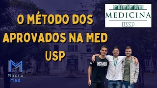 ESSE MÃ‰TODO APROVOU NÃ“S 3 NA MEDICINA USP PINHEIROS MÃ‰TODO MACRO [upl. by Kerek]