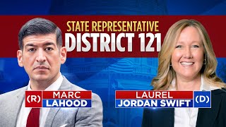 State Rep 121 candidates LaHood Swift host dueling rallies in San Antonio [upl. by Noivert]