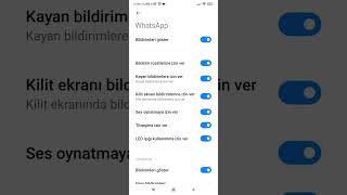 Android Telefonlarda WhatsApp Kilit Ekranı Bildirim Gizleme Nasıl yapılır [upl. by Duane]